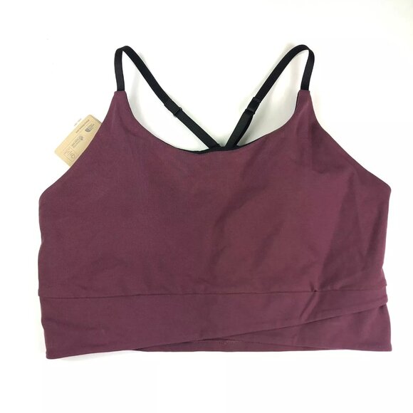 The North Face, Women’s Sports Bra, Purple, Size Large, Light Support, - Picture 1 of 4